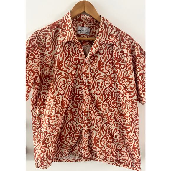 RARE Pokémon x Original Stitch Limited Release Slugma Button Up Hawaiian Shirt M - Picture 1 of 5
